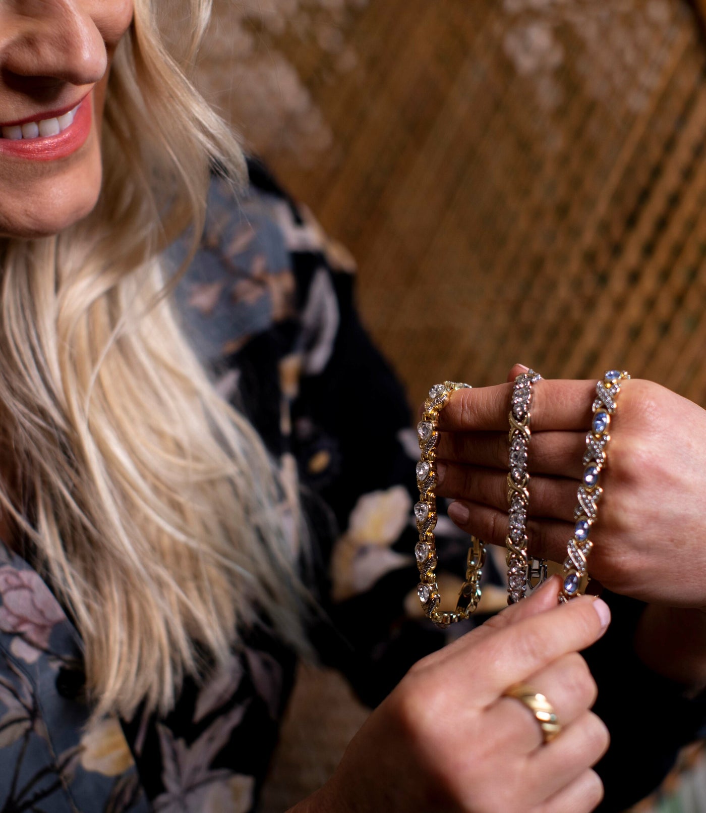 Silver Bio Mag Link Bracelet Women