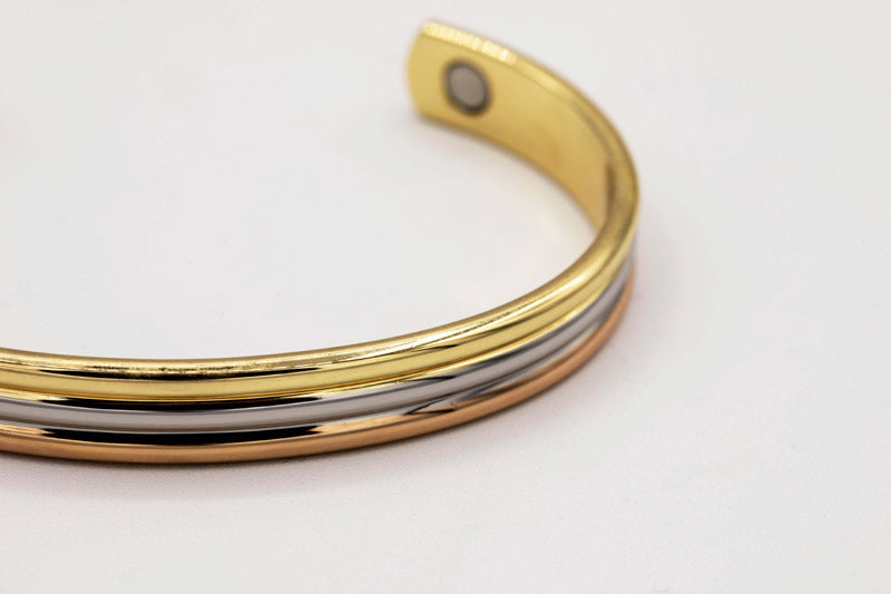 Tri-Tone Magnetic Bracelet