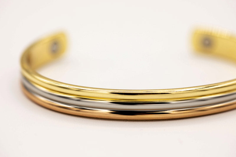 Tri-Tone Magnetic Bracelet