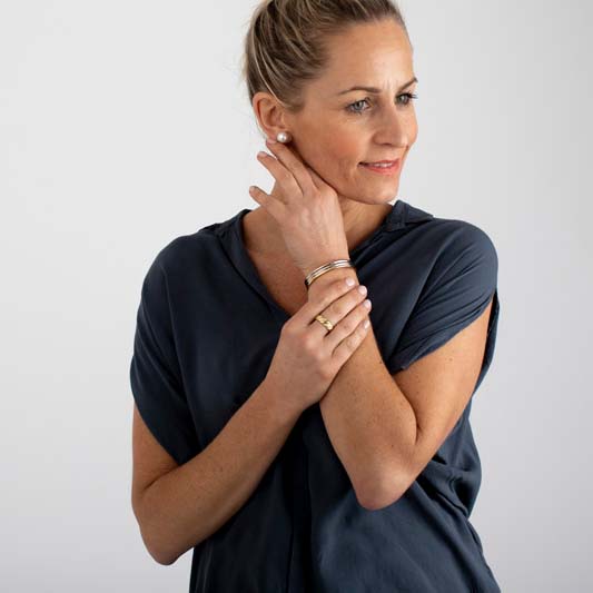 Tri-Tone Magnetic Bracelet